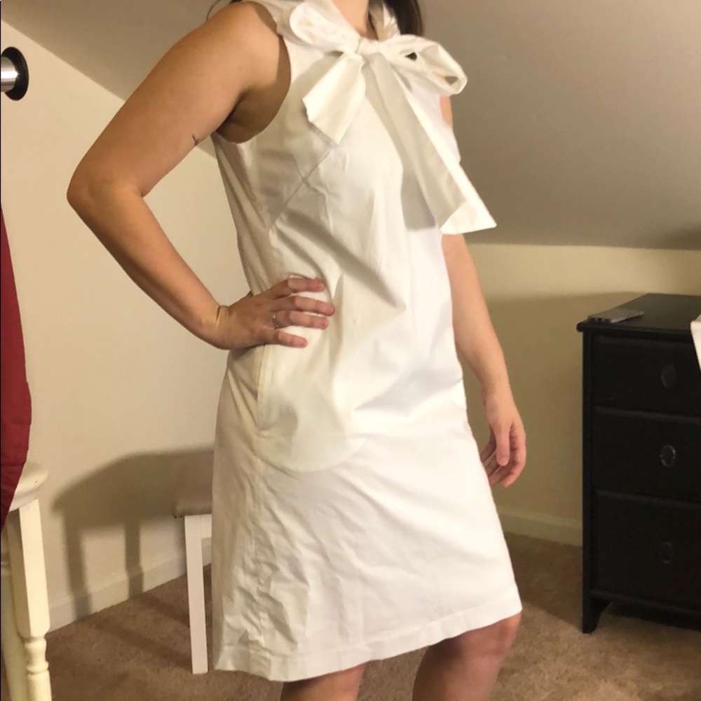 Banana Republic white dress